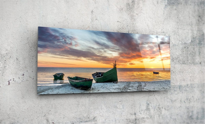 Artronauts Glass Print 92x36cm Sunset - Panoramic