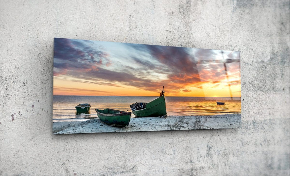 Artronauts Glass Print 92x36cm Sunset - Panoramic