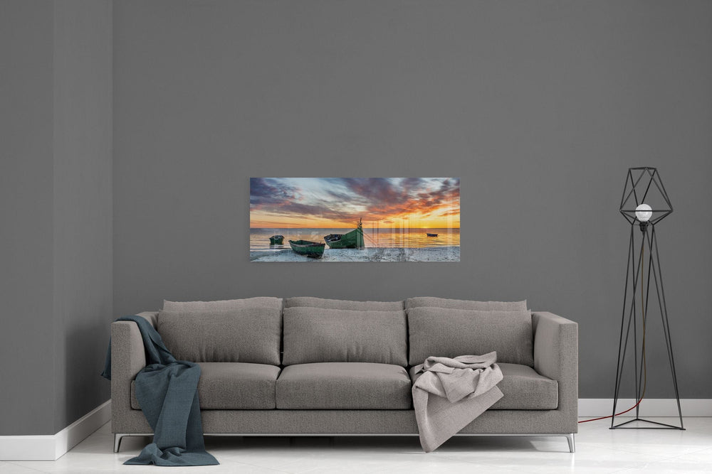 Artronauts Glass Print 92x36cm Sunset - Panoramic
