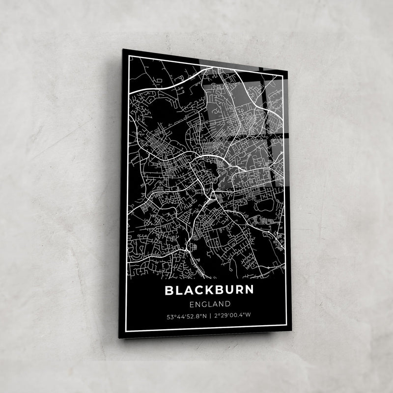 Artronauts Posters, Prints, & Visual Artwork Blackburn Map