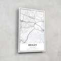 Artronauts Posters, Prints, & Visual Artwork Bexley Map Glass Wall Art