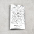 Artronauts Posters, Prints, & Visual Artwork Blackburn Map
