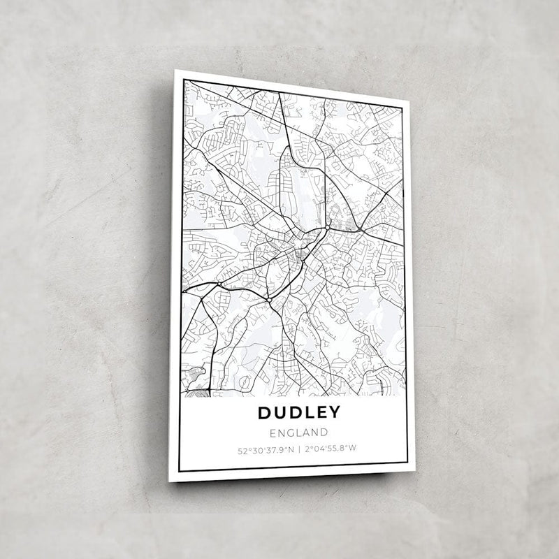 Artronauts Posters, Prints, & Visual Artwork Dudley Map Glass Art