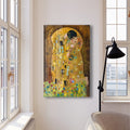 Artronauts Glass Print The Kiss - Gustav Klimt