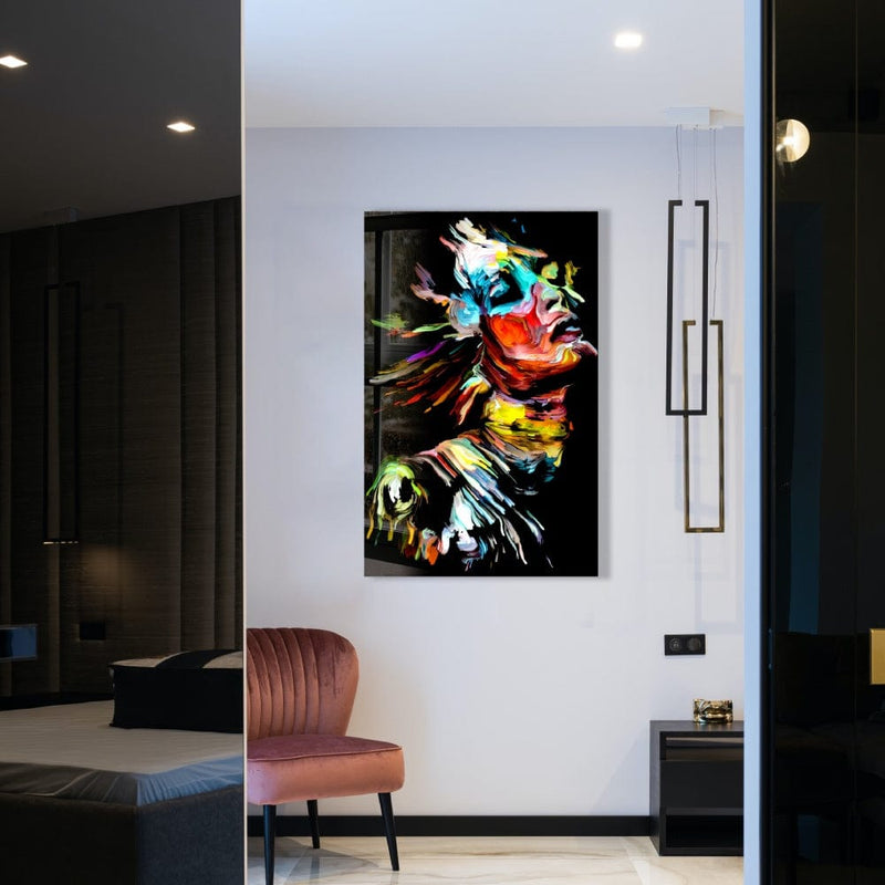 Artronauts Art Clearance T. Colourful Abstract Portrait II