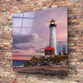Artronauts Glass Print Lighthouse