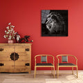 Artronauts Art Glass Print Lion - III