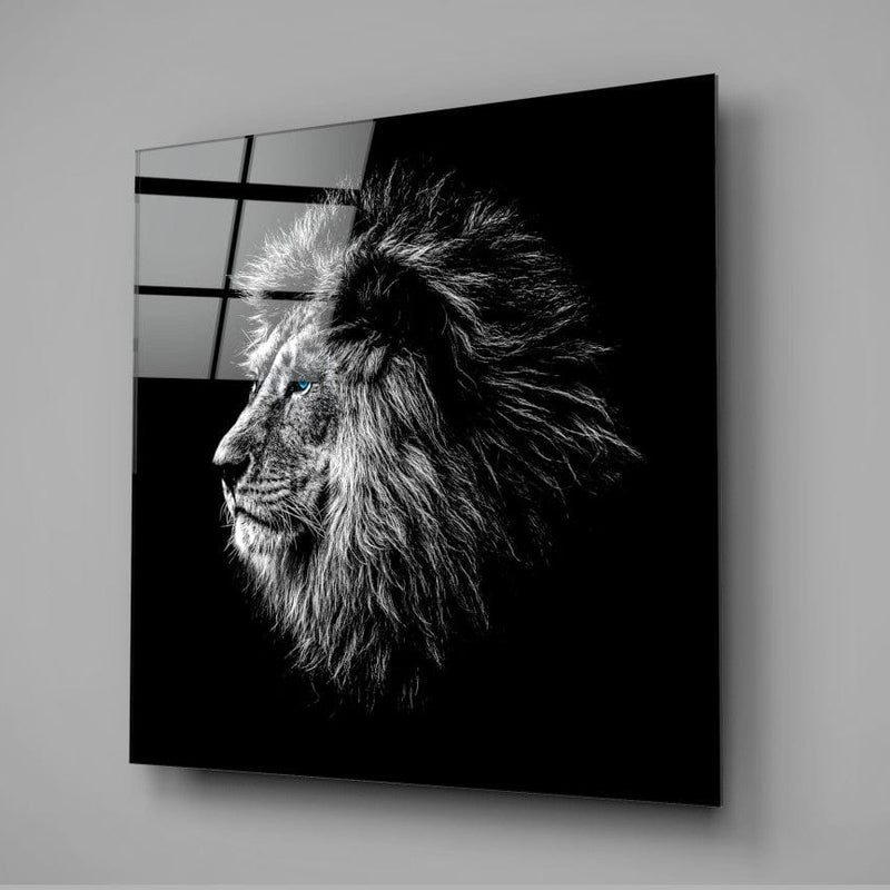 Artronauts Art Glass Print Lion - III