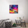 Artronauts Glass Print Color Burst