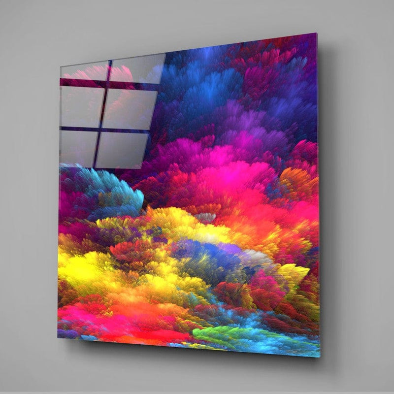 Artronauts Glass Print Color Burst