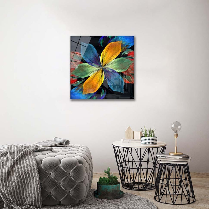 Artronauts Art Clearance T. Colourful Leafy Flower