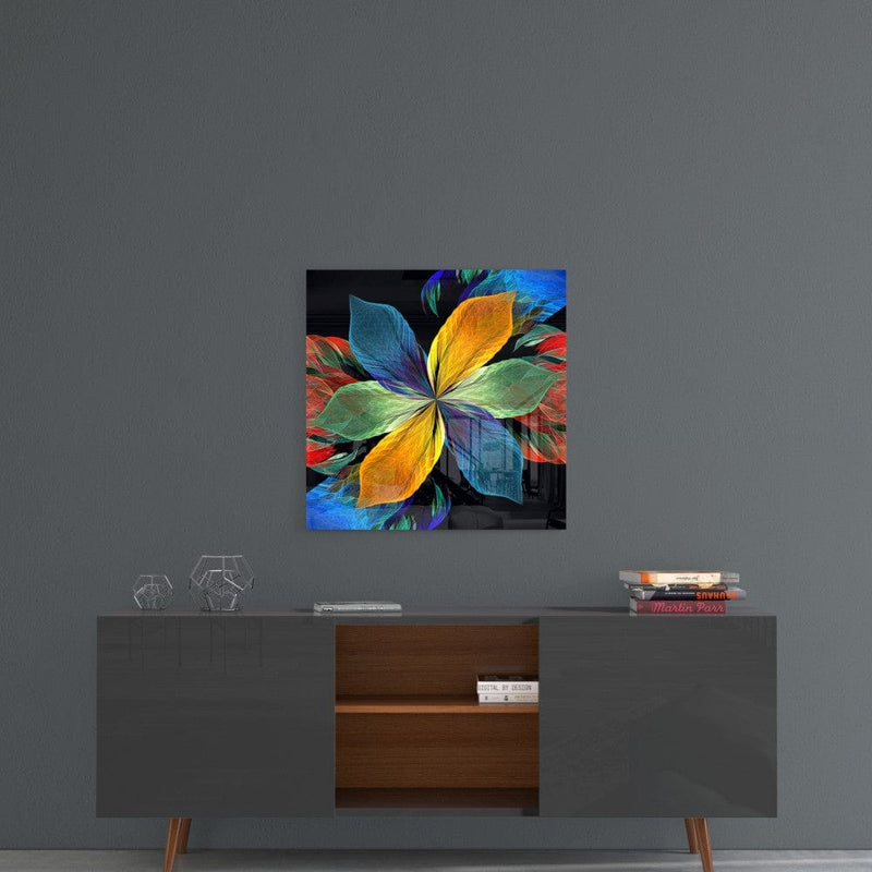Artronauts Art Clearance T. Colourful Leafy Flower
