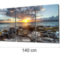 Artronauts Art Glass Print Sunset - Trinity