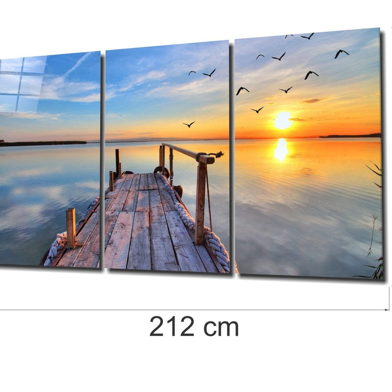 Artronauts Glass Print Boardwalk - Trinity