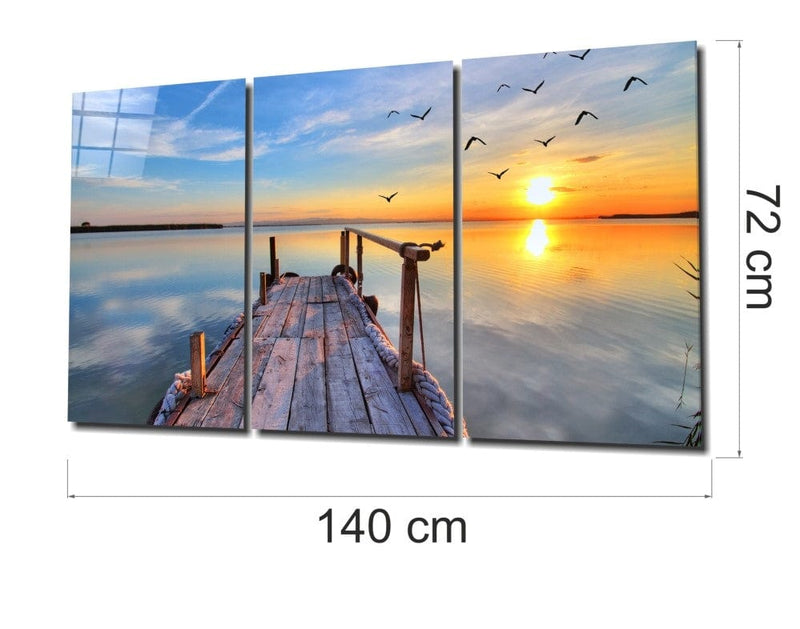 Artronauts Glass Print Boardwalk - Trinity