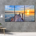 Artronauts Glass Print Boardwalk - Trinity