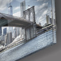 Artronauts Glass Print Brooklyn Bridge
