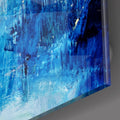 Artronauts Glass Print Abstract Blue