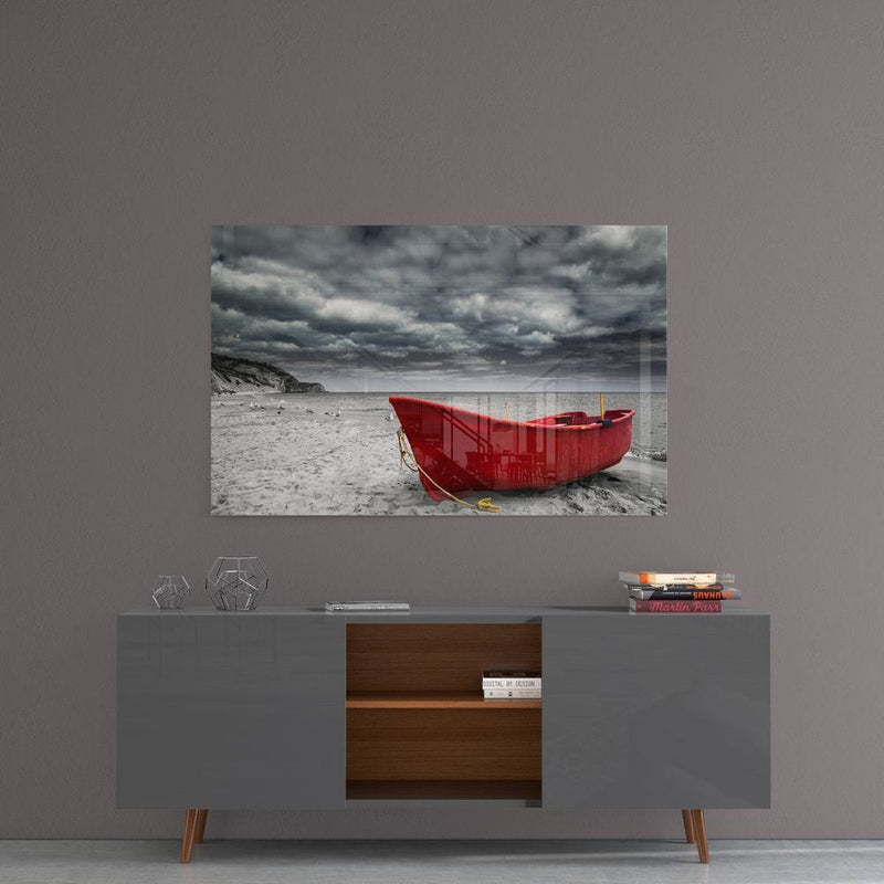 Artronauts Art Clearance T. Red Sailboat