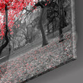 Artronauts Glass Print Red Leaves