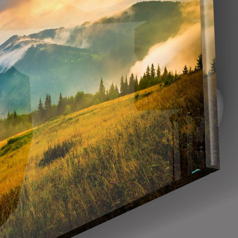 Artronauts Clearance T. Mountain Glass Wall Art