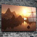 Artronauts Art Clearance T. Sunset over the Mountains