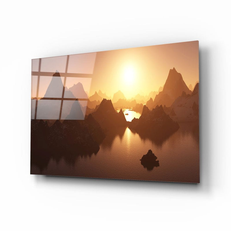 Artronauts Art Clearance T. Sunset over the Mountains