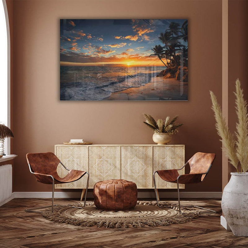 Artronauts Glass Print Palm Trees