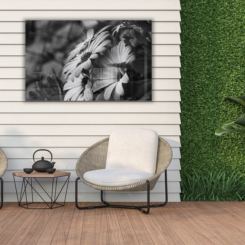 Artronauts Art Clearance T. Black - White Flower