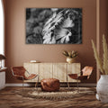 Artronauts Art Clearance T. Black - White Flower