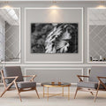 Artronauts Art Clearance T. Black - White Flower