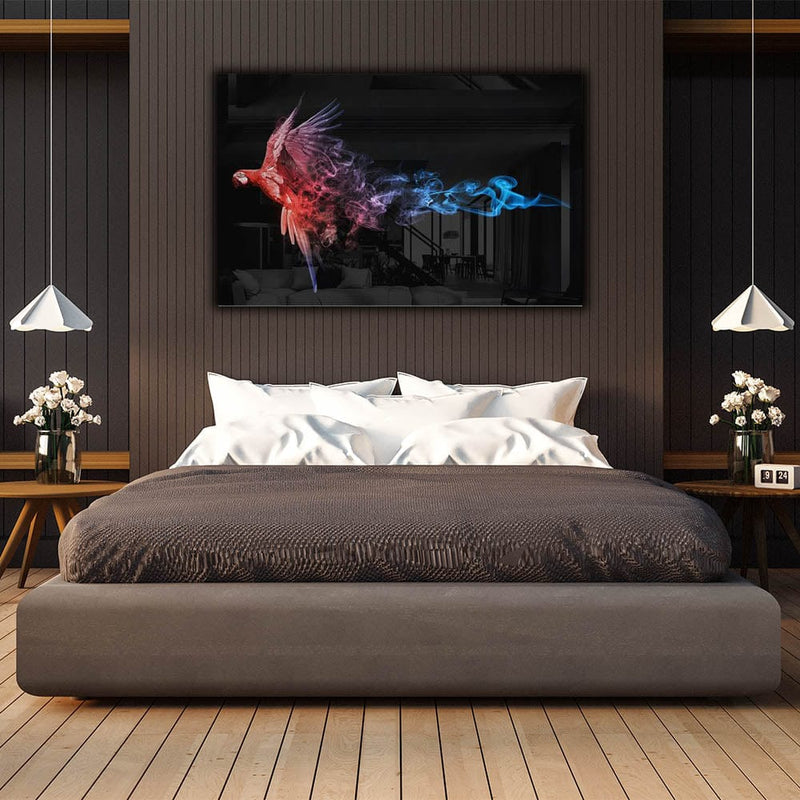 Artronauts Glass Print The Parrot