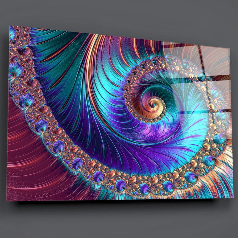 Artronauts Glass Print The Swirl