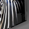 Artronauts Glass Print Zebra