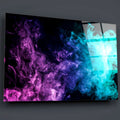 Artronauts Glass Print Abstract Smoke