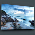 Artronauts Glass Print Blue Horizon