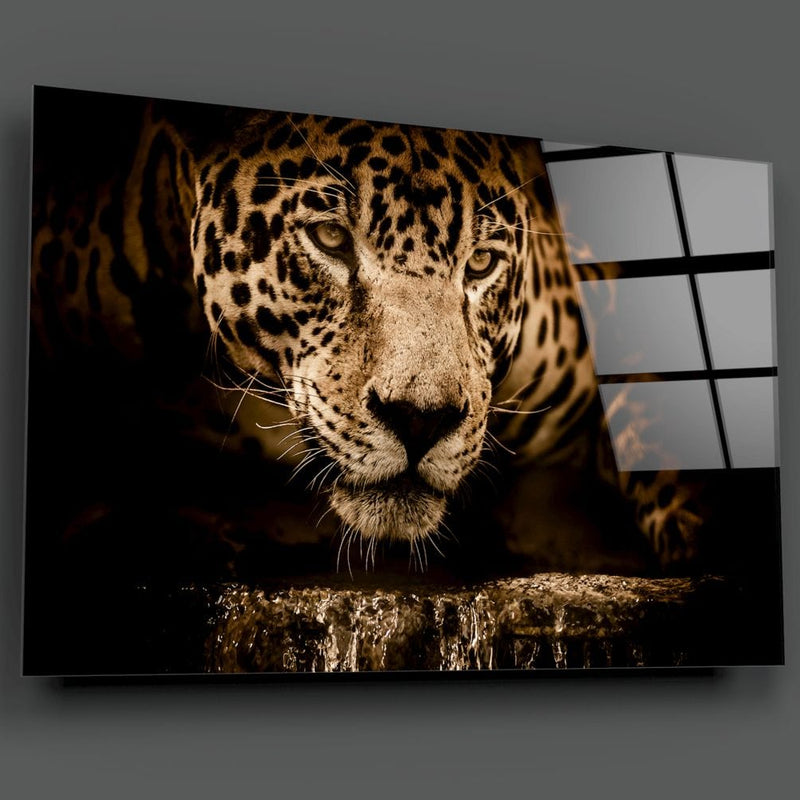 Artronauts Glass Print Leopard II