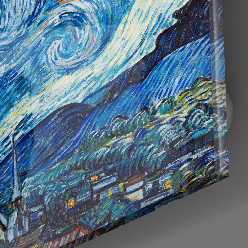 Artronauts Glass Print The Starry Night