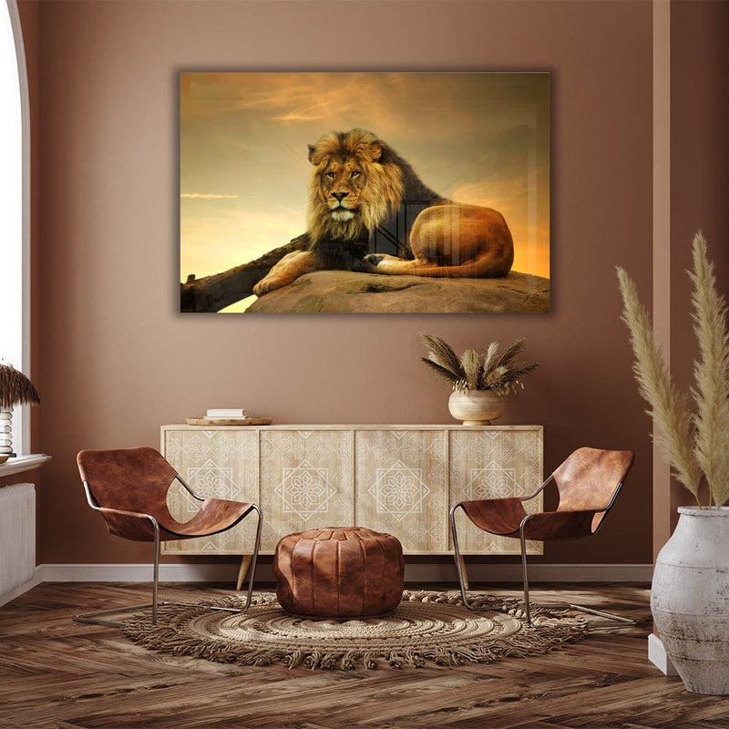 Artronauts Art Glass Print Lion King