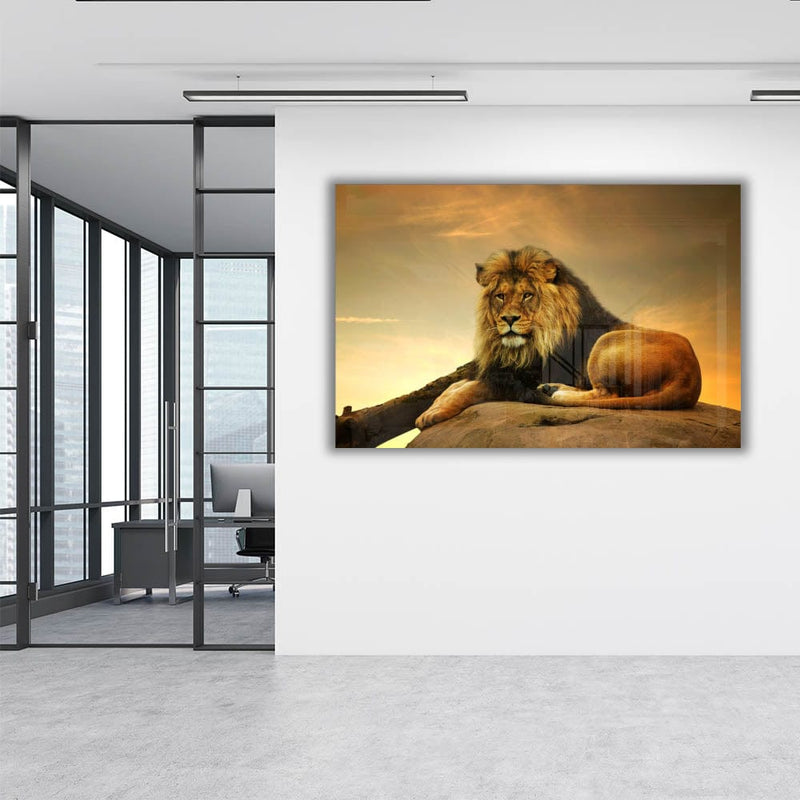 Artronauts Art Glass Print Lion King
