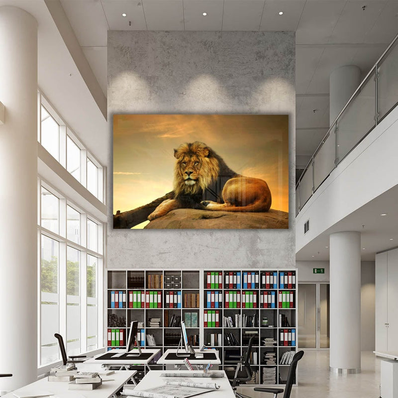 Artronauts Art Glass Print Lion King