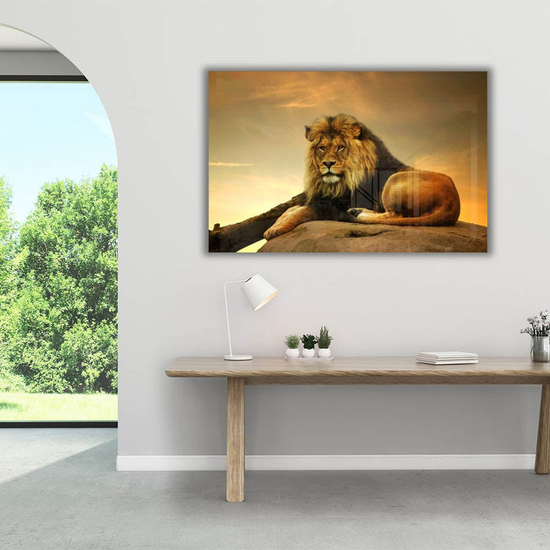 Artronauts Art Glass Print Lion King