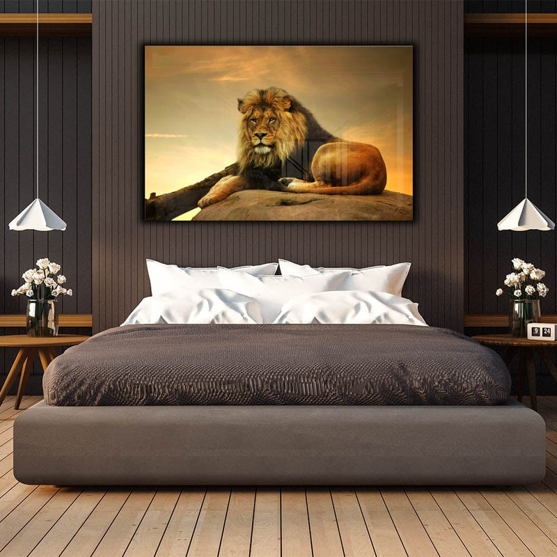 Artronauts Art Glass Print Lion King