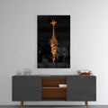 Artronauts Art Glass Print Giraffe