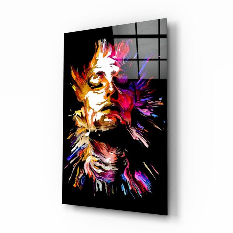 Artronauts Art Clearance T. Colourful Abstract Portrait