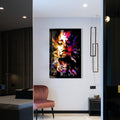 Artronauts Art Clearance T. Colourful Abstract Portrait