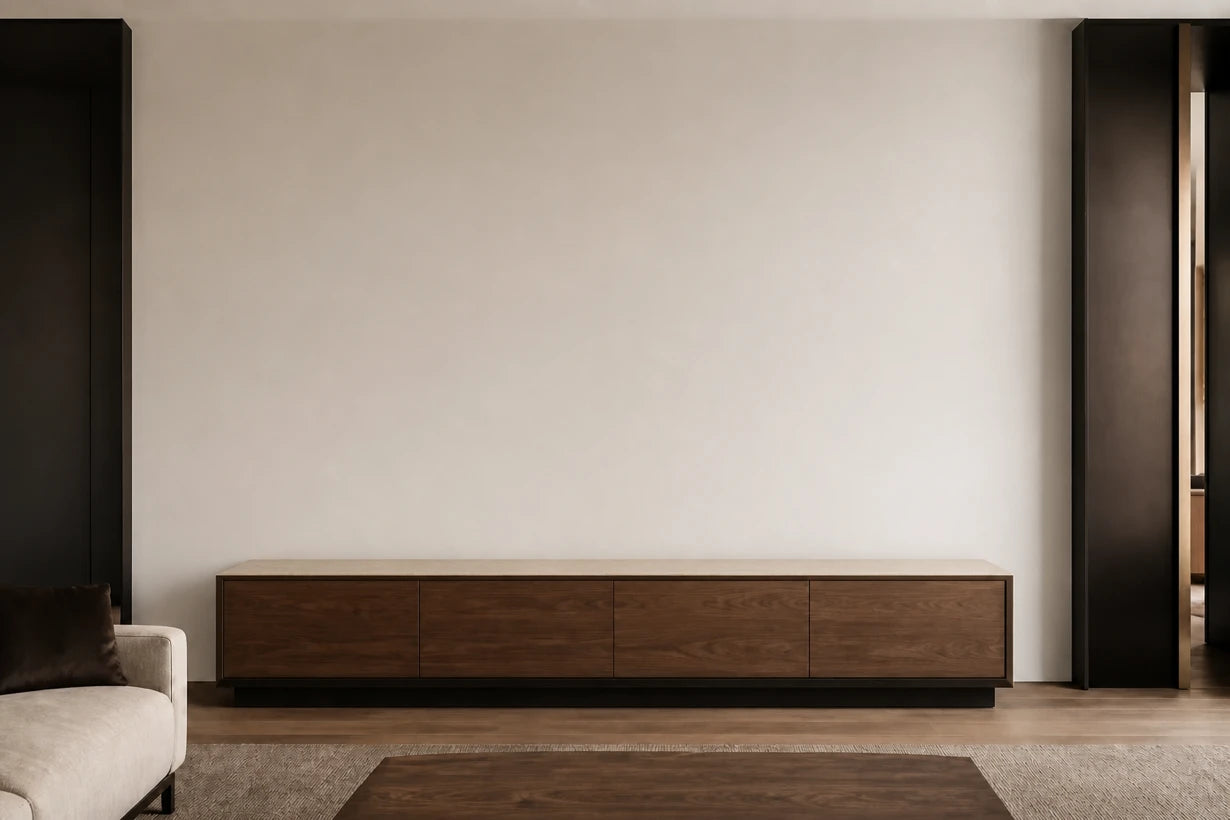 Room scene showing the piece at true-to-life scale